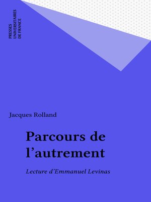 cover image of Parcours de l'autrement